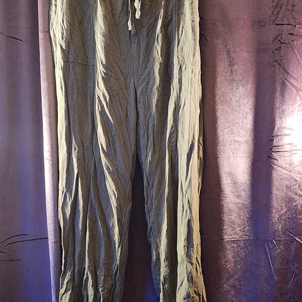 Falls Creek Women's Wide Leg Pants - Olive Green